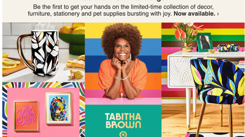 Tabitha Brown for Target 'Shop the Collection' Email Blast