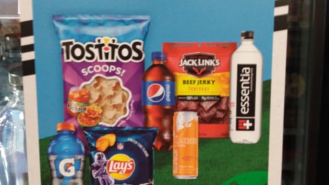 7-Eleven 'Fuel Your Football' Cooler Cling