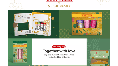 Target Burt's Bees x Cleo Wade Showcase