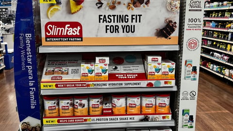 SlimFast Walmart 'Fasting Fit for You' Endcap