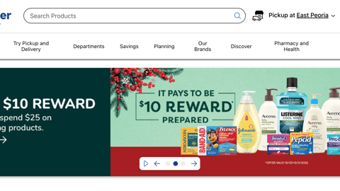 Kroger J&J 'Pays to Be Prepared' Carousel Ad