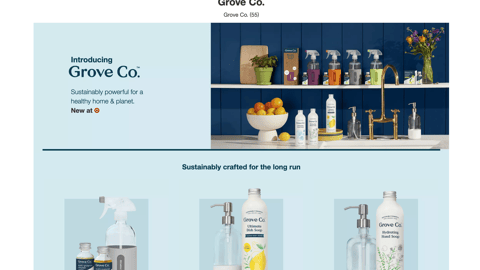 Target Grove Co. 'Sustainably Powerful' Showcase