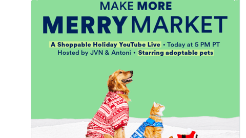 Petco Yummers 'Make More Merry Market' Tweet