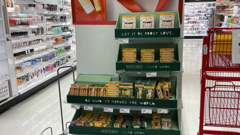 Burt's Bees x Cleo Wade Target Endcap