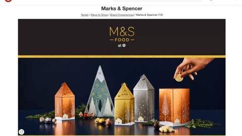 Target M&S Food Promotional Page