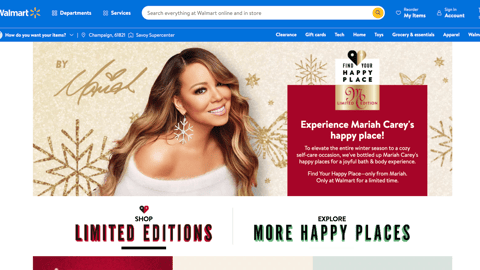 Walmart Find Your Happy Place Mariah Carey Showcase