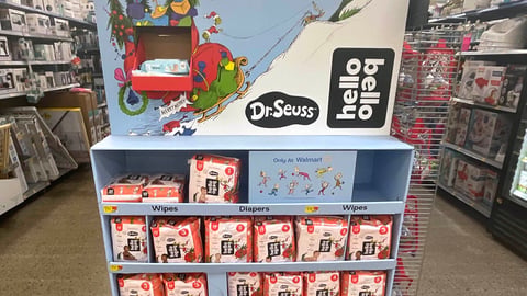 Hello Bello Walmart 'How the Grinch Stole Christmas' Endcap