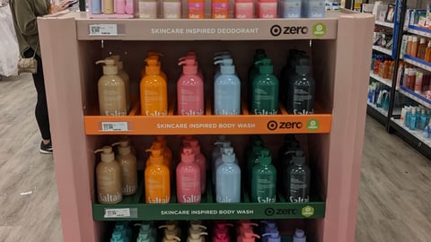 Saltair Target 'Every Body Is Welcome' Endcap Display