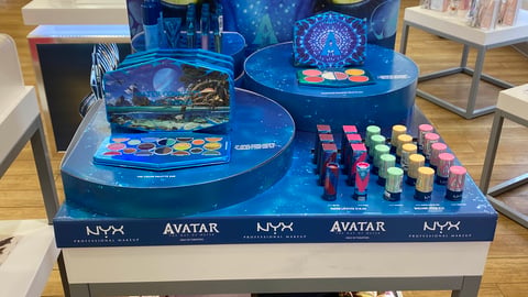 Ulta NYX Avatar Display Table