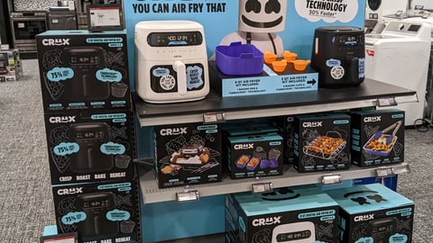 Crux x Marshmello Best Buy 'You Can Air Fry That' Gondola