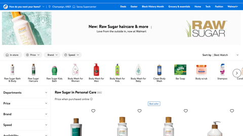Walmart Raw Sugar 'Love From the Outside In' Showcase