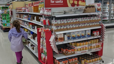 Meijer 'Save a Slice for Santa' Gondola
