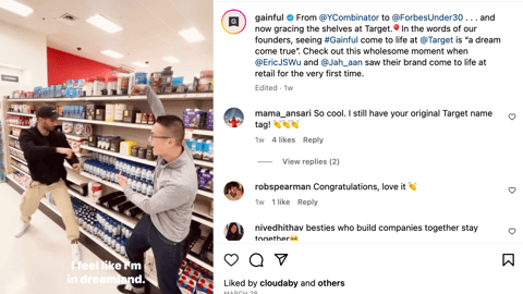 Gainful Target Instagram Update