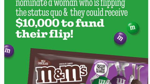 M&M's 'Flipping the Status Quo' Tweet