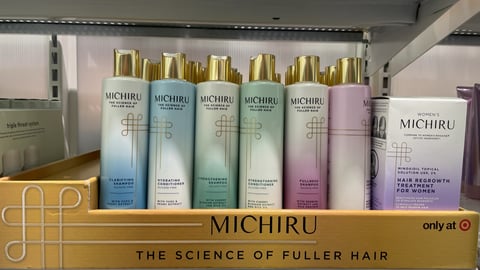 Target Michiru 'The Science of Fuller Hair' Shelf Tray