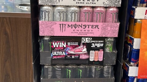 Monster Energy 'Win Custom Ultra Sneakers' Floorstand