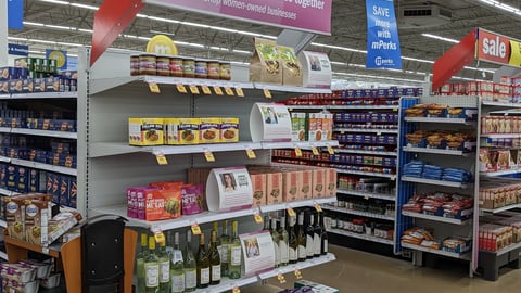 Meijer 'Shop Women-Owned Businesses' Endcap