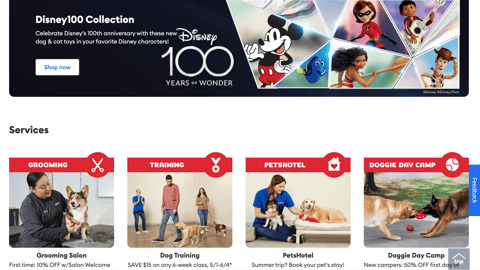 PetSmart Disney100 Collection Display Ad