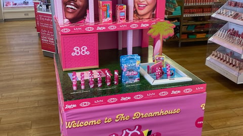 Ulta Barbie Endcap Display