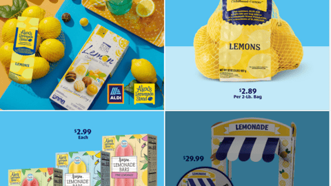 Aldi Alex's Lemonade Stand Facebook Update