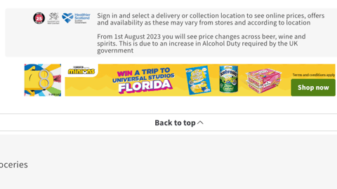 Asda Premier Foods Minions Display Ad