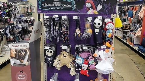 PetSmart Disney 'Nightmare Before Christmas' Endcap Display