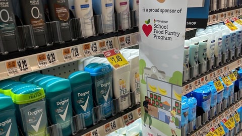 Stop & Shop Dove 'Feed It Forward' Aisle Violator