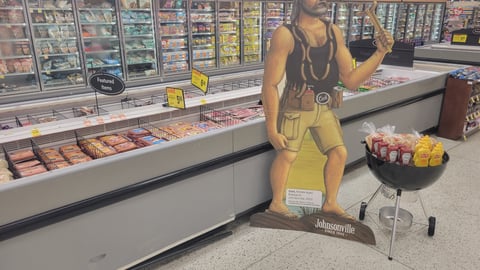 Johnsonville 'Carl' Standee