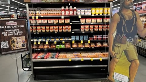 Cub 'Celebrate the Savings' Refrigerated Endcap