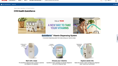 CVS QuickServe 'A New Way to Take Your Vitamins' Showcase