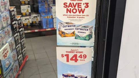 Circle K AB InBev 'America's Thirst Stop' Cooler Clings