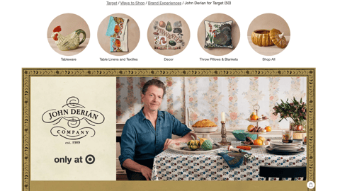 Target John Derian Thanksgiving-Themed Collection Showcase