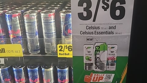 7-Eleven Celsius 'Rally Up' Cooler Cling