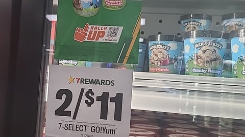 7-Eleven Ben & Jerry's Cooler Cling