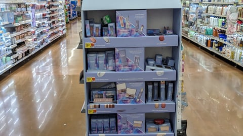 Screensaver Walmart 'Blue Light Beauty' Floorstand
