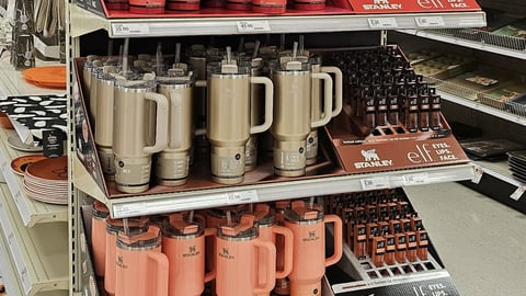 Target E.l.f. and Stanley Collection Endcap