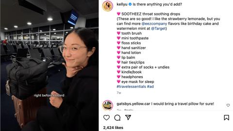 Sootheez Target 'These Are So Good' Instagram Update
