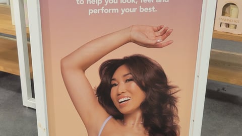 Target Blogilates 'Viral Designs' Stanchion Sign
