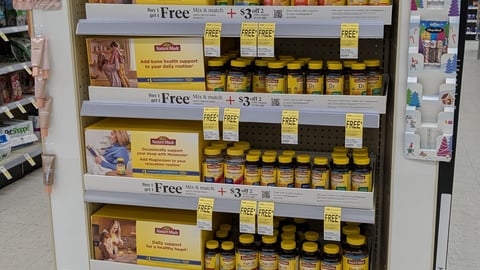 Walgreens NatureMade 'Mix & Match' Endcap
