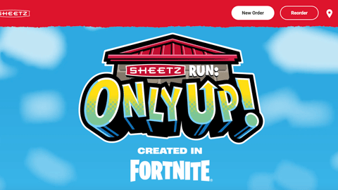 Sheetz Fortnite Web Page