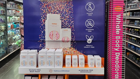Native x Dunkin Walmart Endcap Display