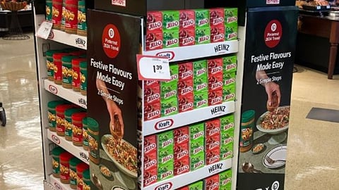 Kraft 'Pinterest to Plate' Floorstands