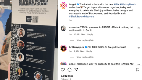 Target 'Celebrate Black Joy' Instagram Update