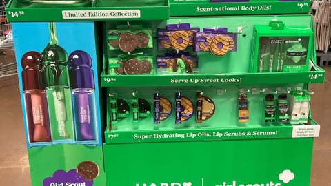 Hard Candy x Girl Scouts Walmart Pallet Display