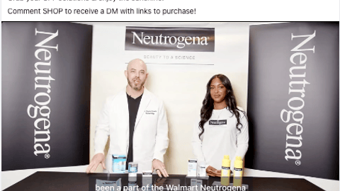 Walmart Neutrogena 'Grab Your SPF Solutions' Facebook Update