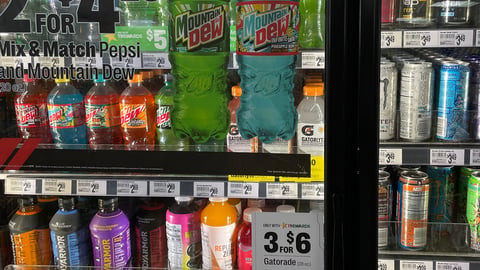 7-Eleven Mountain Dew 'Mix & Match' Cooler Cling