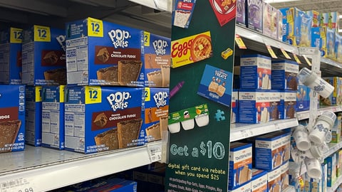Meijer Kellogg 'Snack To School' Shelf Talker