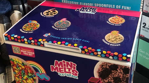 7-Eleven Mini Melts Blue Raz Slurpee Cooler