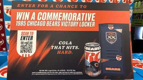 Jewel-Osco RC Cola Chicago Bears 'Win A Commemorative' Spectacular