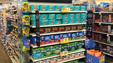 Jewel 'Savings From Our Exclusive Chicago Bears Partners' Endcap